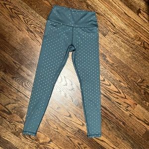 Scorpio Sol High Waisted Yoga Leggings Green Small